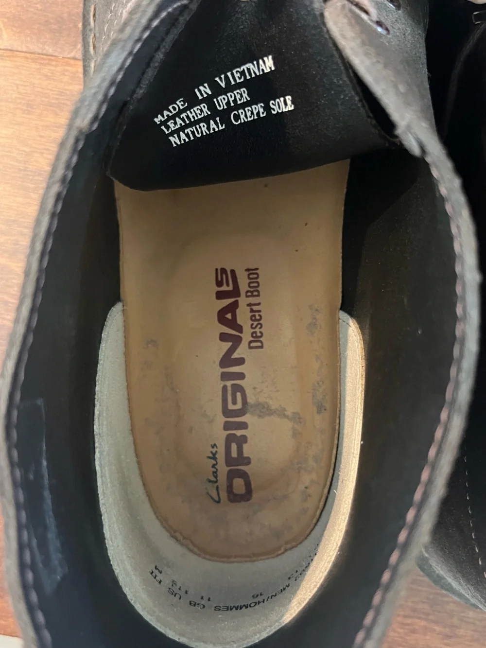 Men's Brown Suede Desert Boots M11.5